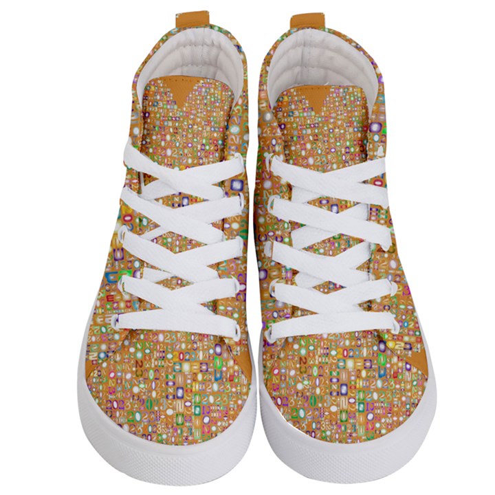 Calendar -1 Kids  Hi-Top Skate Sneakers