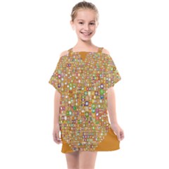 Calendar -1 Kids  One Piece Chiffon Dress by nateshop