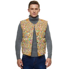 Calendar -1 Men s Short Button Up Puffer Vest	 by nateshop