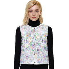 Calendar Women s Short Button Up Puffer Vest by nateshop