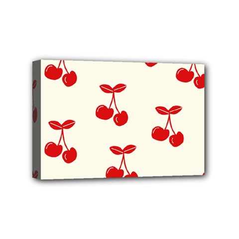 Cherries Mini Canvas 6  X 4  (stretched) by nateshop