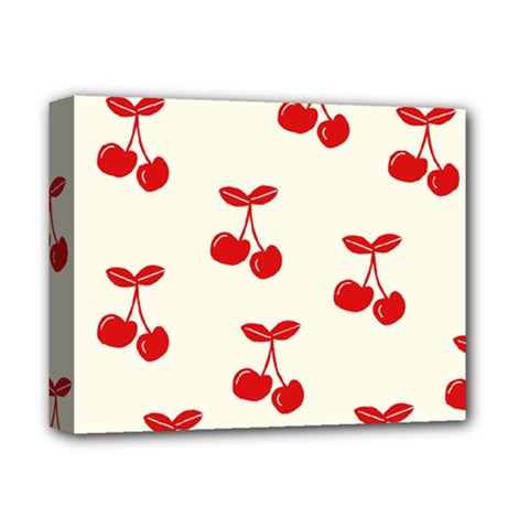 Cherries Deluxe Canvas 14  X 11  (stretched) by nateshop