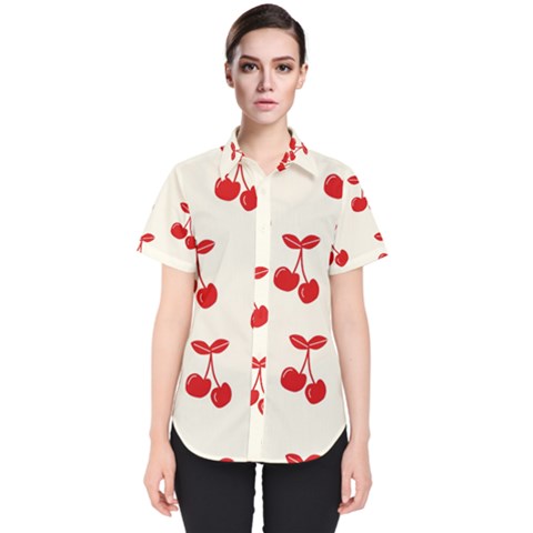 Cherries Women s Short Sleeve Shirt by nateshop