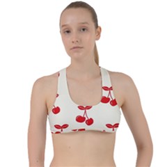 Cherries Criss Cross Racerback Sports Bra by nateshop