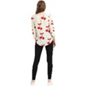 Cherries Chiffon Quarter Sleeve Blouse View2