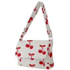 Cherries Full Print Messenger Bag (s) by nateshop