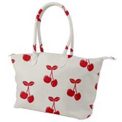 Cherries Canvas Shoulder Bag by nateshop