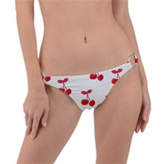 Cherries Ring Detail Bikini Bottom by nateshop