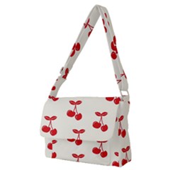 Cherries Full Print Messenger Bag (m) by nateshop