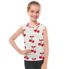 Cherries Kids  Mesh Tank Top by nateshop