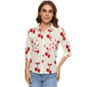 Cherries Women s Quarter Sleeve Pocket Shirt View1