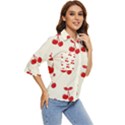 Cherries Women s Quarter Sleeve Pocket Shirt View2