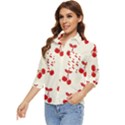 Cherries Women s Quarter Sleeve Pocket Shirt View3