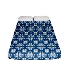 Floral-001 Fitted Sheet (full/ Double Size) by nateshop