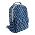 Floral-001 Flap Pocket Backpack (Small) View2