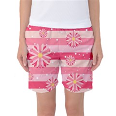 Floral-002 Women s Basketball Shorts by nateshop