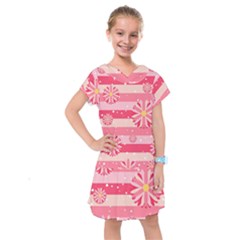 Floral-002 Kids  Drop Waist Dress by nateshop