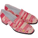 Floral-002 Women s Chunky Heel Loafers View3