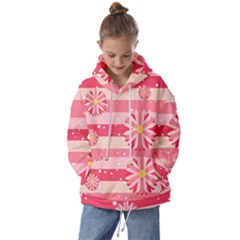 Floral-002 Kids  Oversized Hoodie