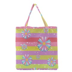 Flowers-024 Grocery Tote Bag by nateshop