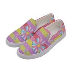 Flowers-024 Women s Canvas Slip Ons by nateshop