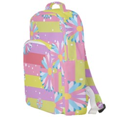 Flowers-024 Double Compartment Backpack by nateshop