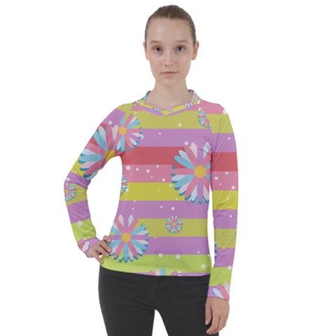 Flowers-024 Women s Pique Long Sleeve Tee by nateshop