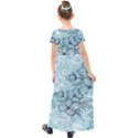 Flowers-25 Kids  Short Sleeve Maxi Dress View2