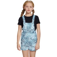 Flowers-25 Kids  Short Overalls by nateshop