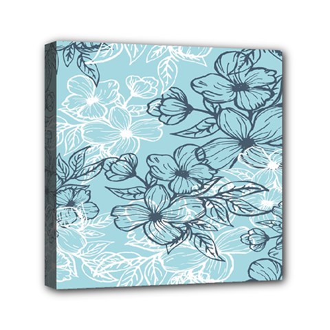 Flowers-25 Mini Canvas 6  X 6  (stretched) by nateshop