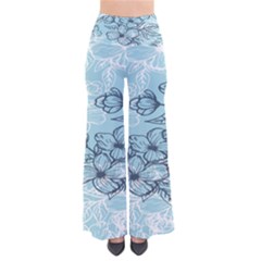 Flowers-25 So Vintage Palazzo Pants by nateshop