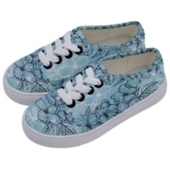 Flowers-25 Kids  Classic Low Top Sneakers by nateshop