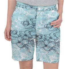 Flowers-25 Pocket Shorts by nateshop