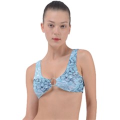 Flowers-25 Ring Detail Bikini Top by nateshop