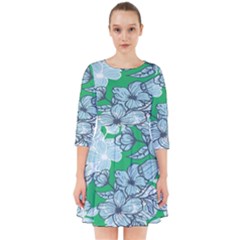 Flowers-26 Smock Dress by nateshop