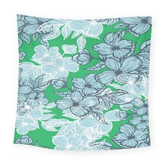 Flowers-26 Square Tapestry (large) by nateshop