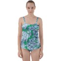 Flowers-26 Twist Front Tankini Set View1