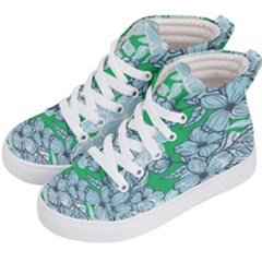 Flowers-26 Kids  Hi-top Skate Sneakers by nateshop