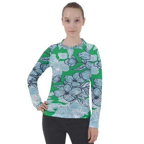 Flowers-26 Women s Pique Long Sleeve Tee by nateshop