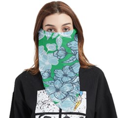 Flowers-26 Face Covering Bandana (triangle) by nateshop