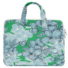 Flowers-26 Macbook Pro 16  Double Pocket Laptop Bag  by nateshop