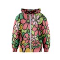 Flowers-27 Kids  Zipper Hoodie View1