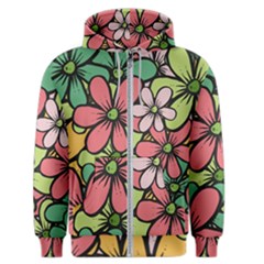 Flowers-27 Men s Zipper Hoodie