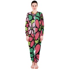 Flowers-27 Onepiece Jumpsuit (ladies) by nateshop