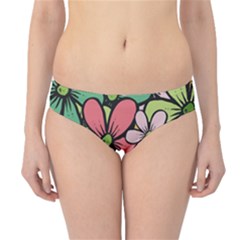 Flowers-27 Hipster Bikini Bottoms by nateshop