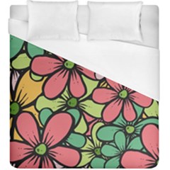 Flowers-27 Duvet Cover (king Size)