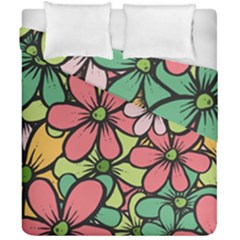 Flowers-27 Duvet Cover Double Side (california King Size) by nateshop