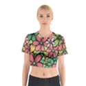 Flowers-27 Cotton Crop Top View1