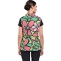 Flowers-27 Women s Puffer Vest View2