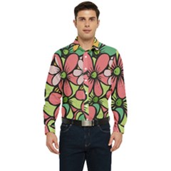 Flowers-27 Men s Long Sleeve  Shirt